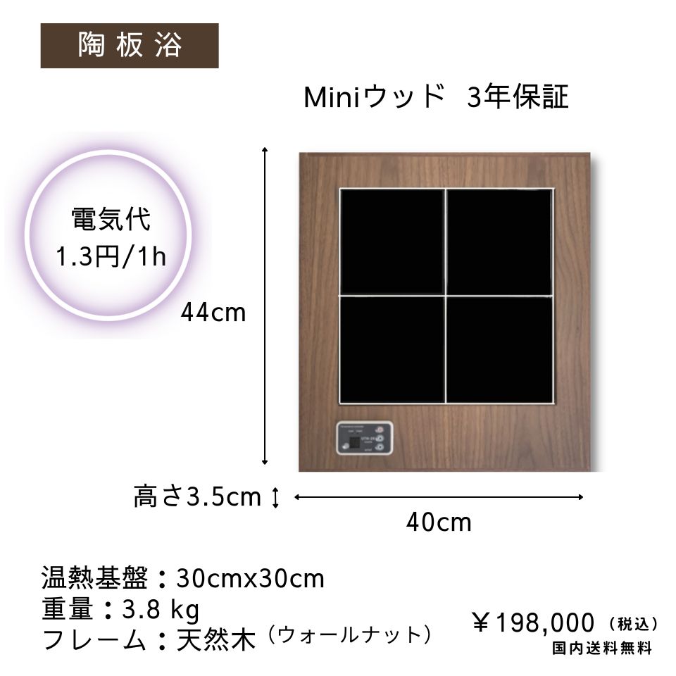 【局所サイズ】mini（ミニ）ウッド 3年保証